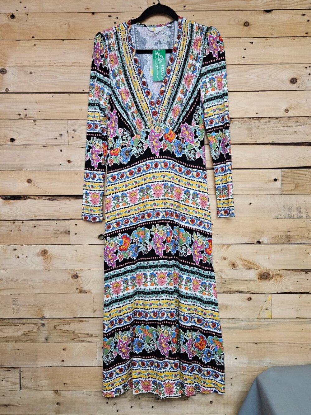 Boden Jersey Midi Tea Dress in Carnation Bloom Floral Print